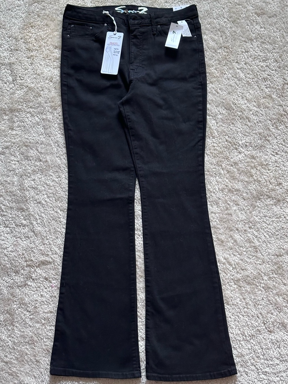 Seven7 - High Rise Slim Flare Jeans